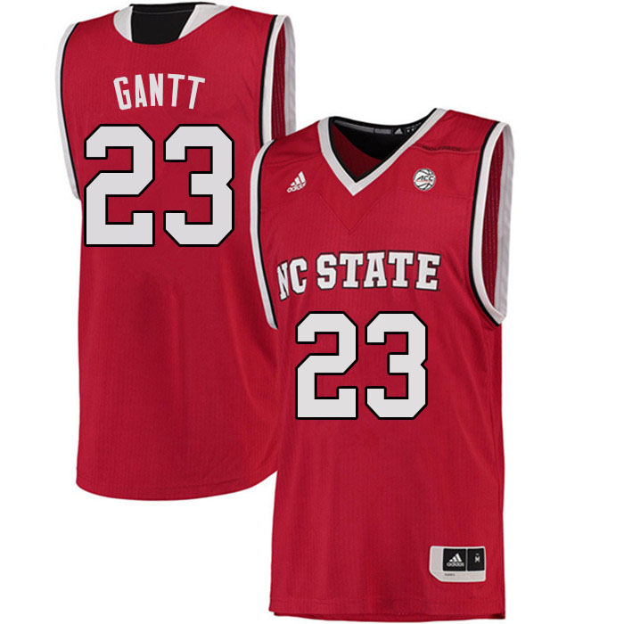 Men #23 Greg Gantt NC State Wolfpack College Basketball Jerseys Sale-Red